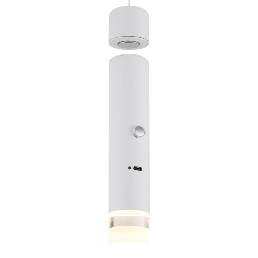 Globo - Lampe tactile dimmable rechargeable 2 en 1 LED/2W/230/5V blanche