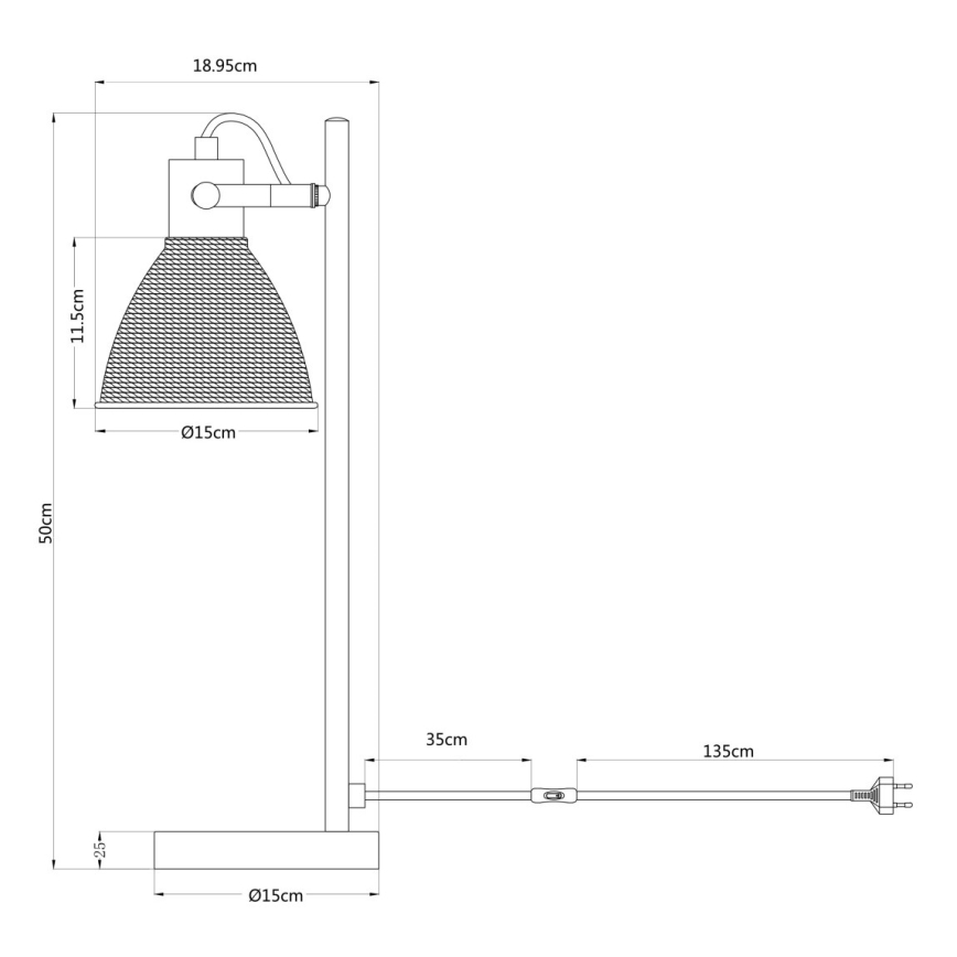 Globo - Lampe de table 1xE14/40W/230V
