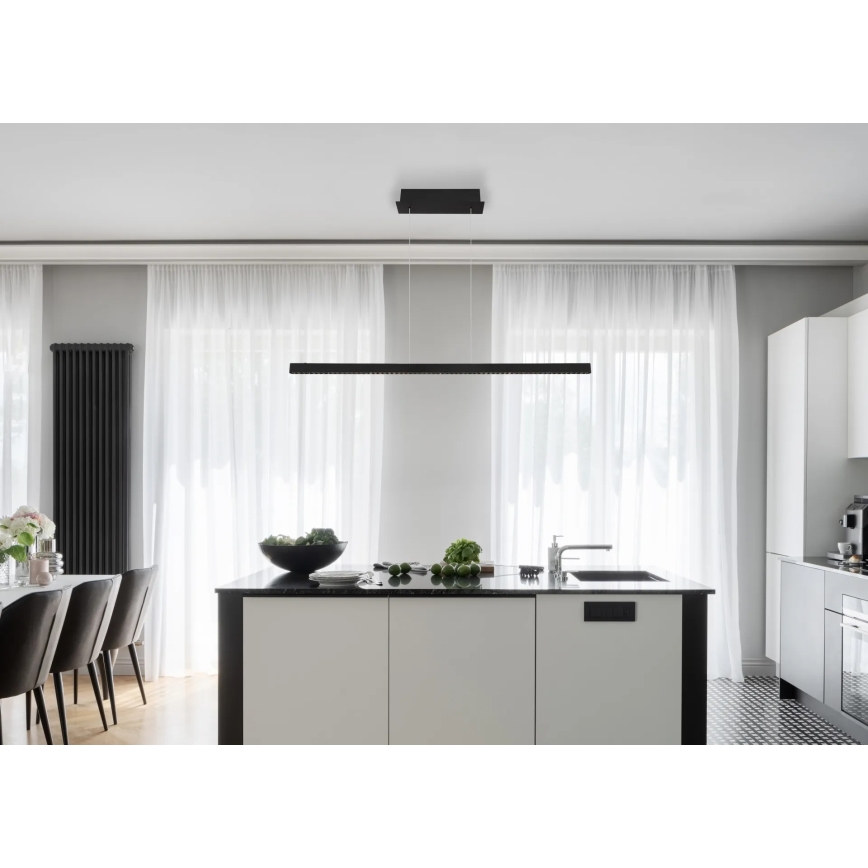 Globo - Suspension LED dimmable à commande tactile sur câble LED/43W/230V 4000K noir