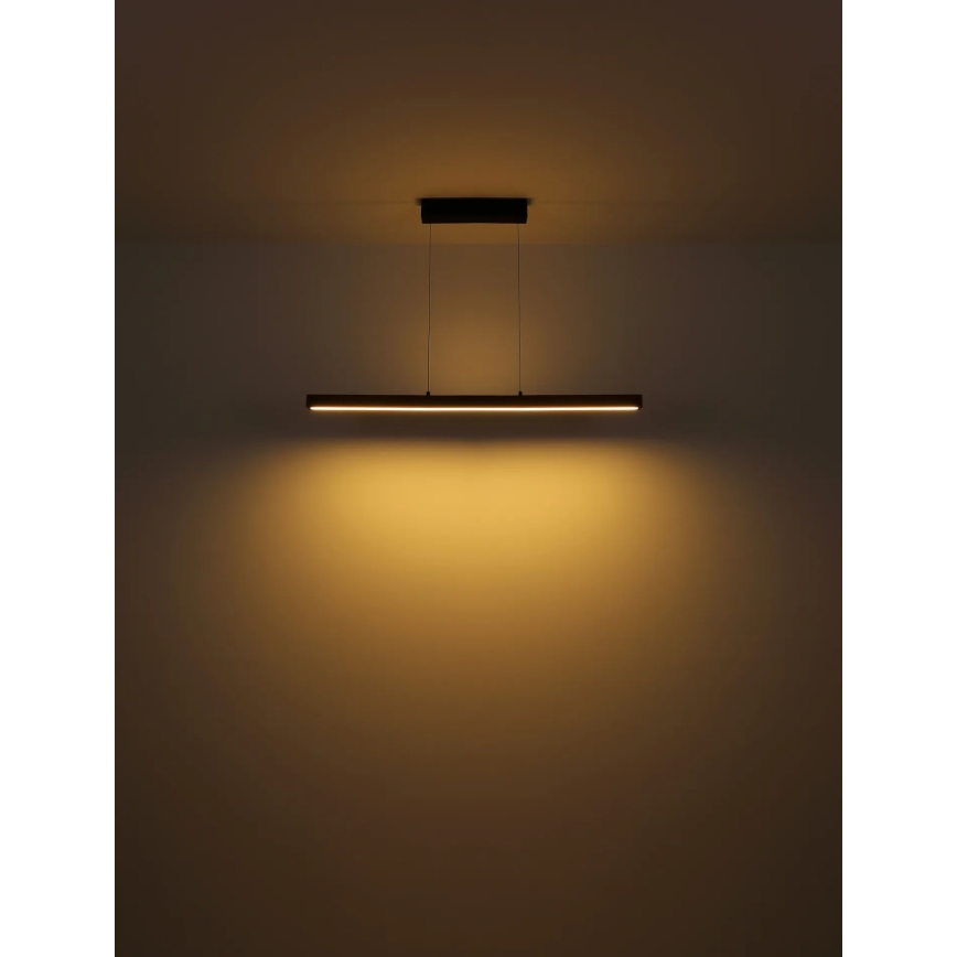 Globo - Lustre LED dimmable à commande tactile sur câble LED/24W/230V + LED/3W 3000K marron