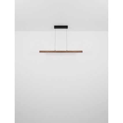 Globo - Lustre LED dimmable à commande tactile sur câble LED/24W/230V + LED/3W 3000K marron
