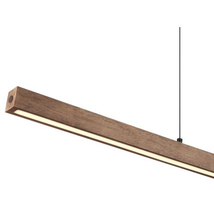 Globo - Lustre LED dimmable à commande tactile sur câble LED/24W/230V + LED/3W 3000K marron