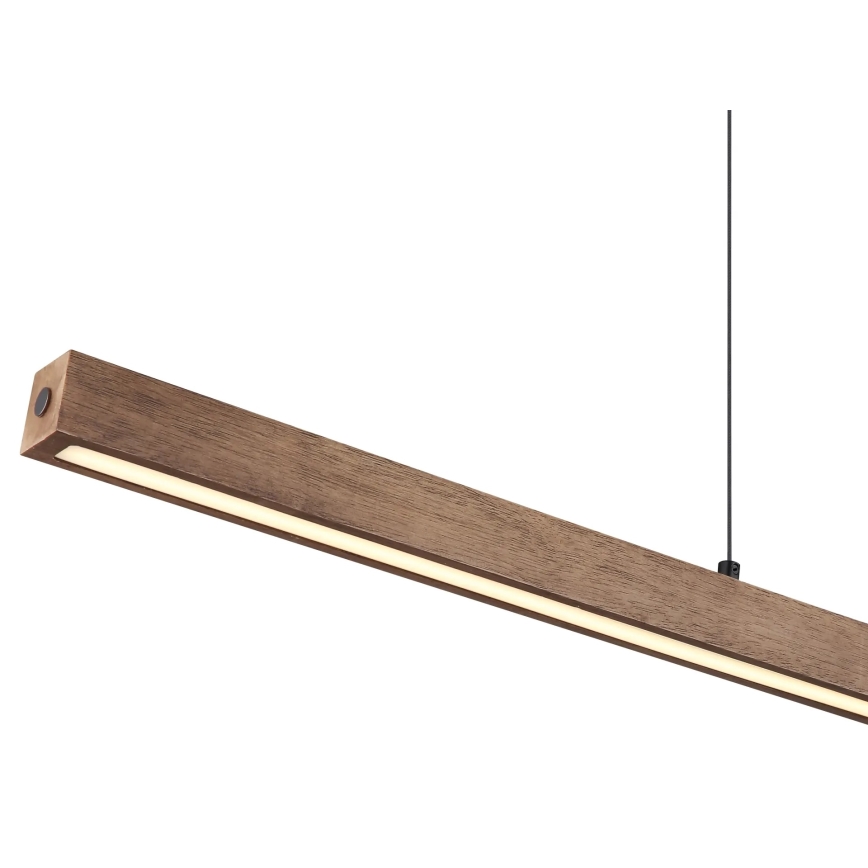 Globo - Lustre LED dimmable à commande tactile sur câble LED/24W/230V + LED/3W 3000K marron