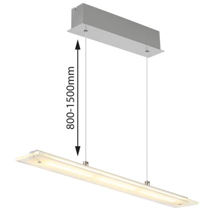 Globo - Suspension LED dimmable à commande tactile sur câble LED/12W/230V 3000/4000/6500K