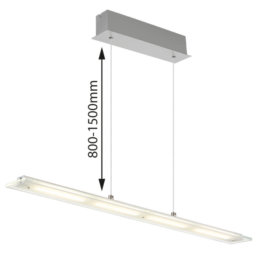 Globo - LED suspension dimmable tactile sur câble LED/20W/230V 3000/4000/6500K