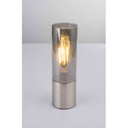 Globo - Lampe de table tactile 1xE27/25W/230V d. 9 cm chrome mat