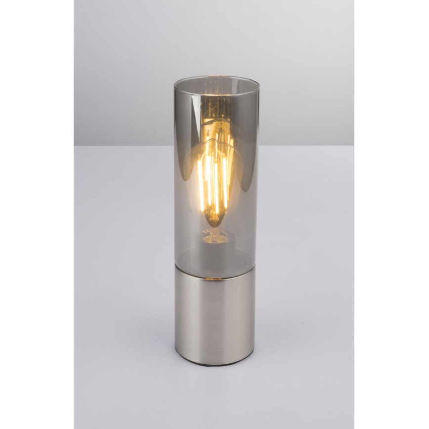 Globo - Lampe de table tactile 1xE27/25W/230V d. 9 cm chrome mat