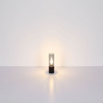 Globo - Lampe de table tactile 1xE27/25W/230V d. 9 cm noir