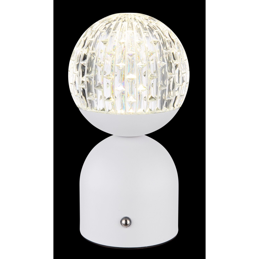 Globo - Lampe de table tactile à intensité variable LED/2,5W/3,7V 2700/4000/65000K 1800 mAh USB blanc