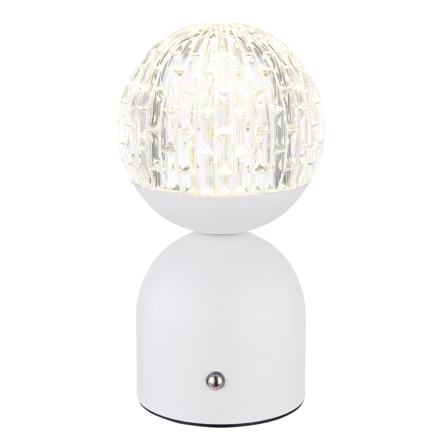 Globo - Lampe de table tactile à intensité variable LED/2,5W/3,7V 2700/4000/65000K 1800 mAh USB blanc