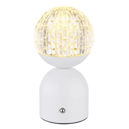 Globo - Lampe de table tactile à intensité variable LED/2,5W/3,7V 2700/4000/65000K 1800 mAh USB blanc