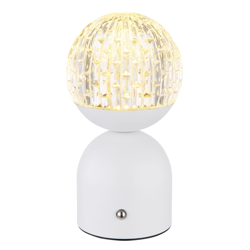 Globo - Lampe de table tactile à intensité variable LED/2,5W/3,7V 2700/4000/65000K 1800 mAh USB blanc