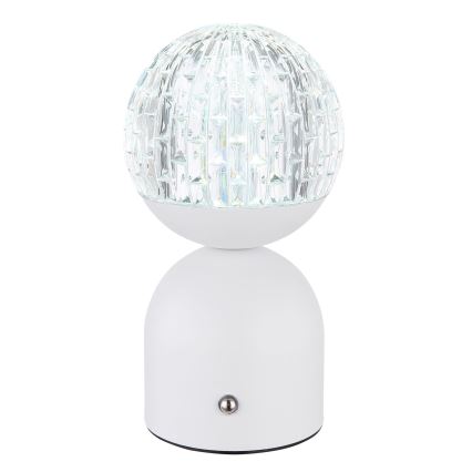 Globo - Lampe de table tactile à intensité variable LED/2,5W/3,7V 2700/4000/65000K 1800 mAh USB blanc