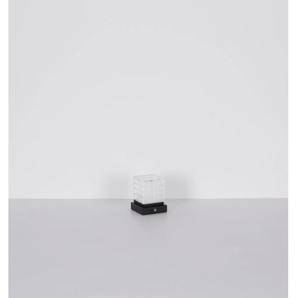 Globo - Lampe de table tactile à intensité variable LED/2,5W/3,7V 2700K/4000K/6500K 1800 mAh USB noir