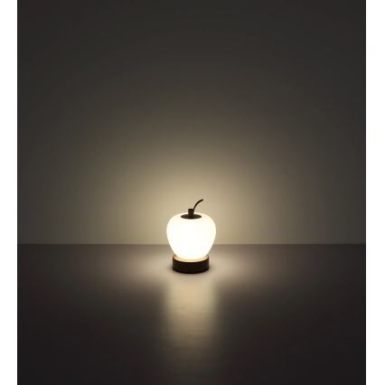 Globo - Lampe de table tactile à intensité variable LED/2W/3,7V 2700K/4000K/6500K 1200 mAh USB marron