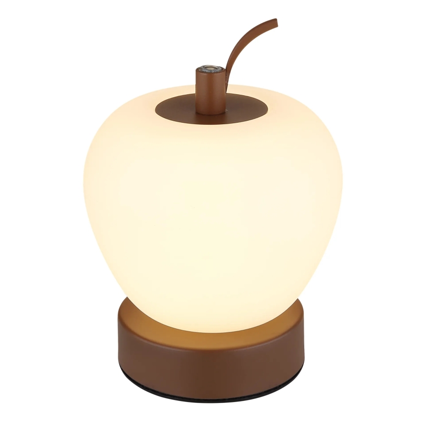 Globo - Lampe de table tactile à intensité variable LED/2W/3,7V 2700K/4000K/6500K 1200 mAh USB marron