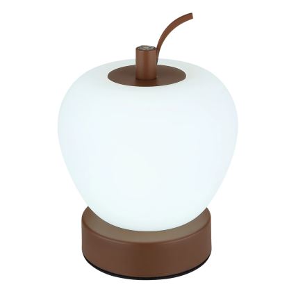 Globo - Lampe de table tactile à intensité variable LED/2W/3,7V 2700K/4000K/6500K 1200 mAh USB marron