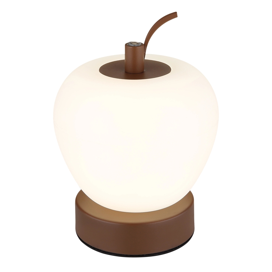 Globo - Lampe de table tactile à intensité variable LED/2W/3,7V 2700K/4000K/6500K 1200 mAh USB marron