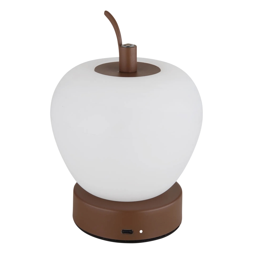 Globo - Lampe de table tactile à intensité variable LED/2W/3,7V 2700K/4000K/6500K 1200 mAh USB marron