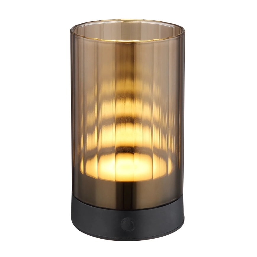 Globo - Lampe de table tactile d'extérieur à intensité variable et rechargeable LED/2W/3,7V 2700/4000/6500K 1200mAh IP44 marron
