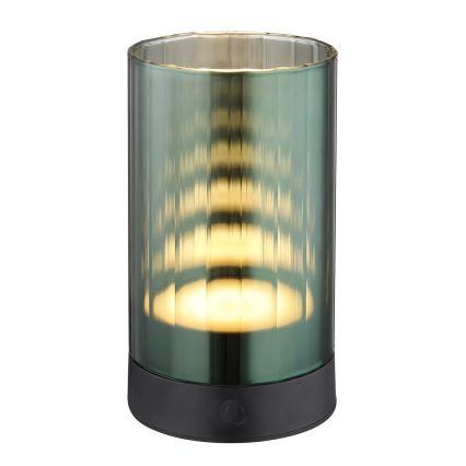 Globo - Lampe de table tactile d'extérieur à intensité variable et rechargeable LED/2W/3,7V 2700/4000/6500K 1200mAh IP44 vert