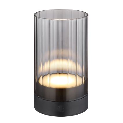 Globo - Lampe de table tactile extérieure à intensité variable et rechargeable LED/2W/3,7V 2700/4000/6500K 1200mAh IP44 gris