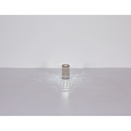 Globo - Lampe de table tactile rechargeable RGB LED/1W/5V 500 mAh gris