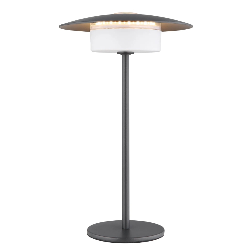 Globo - Lampe de table tactile LED rechargeable d'extérieur LED/3W/3,7V 1800/2700/3000K IP44 1800 mAh gris