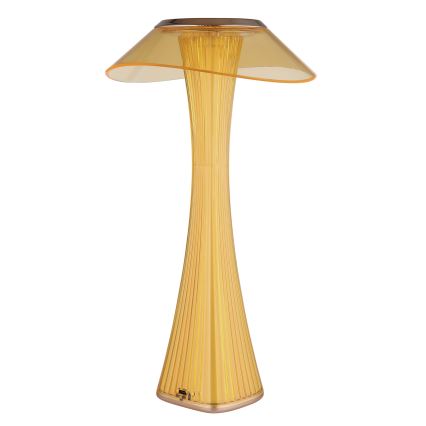 Globo - Lampe de table à intensité variable rechargeable LED/2,5W/3,7V 1200mAh 2700K/4500K/6500K doré
