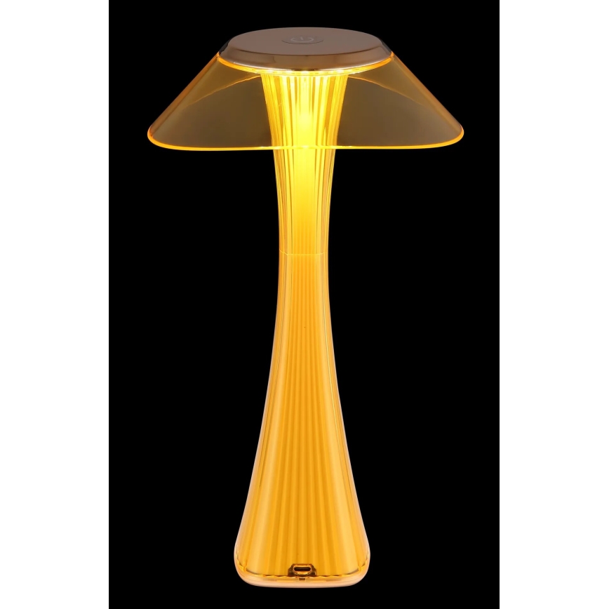 Globo - Lampe de table à intensité variable rechargeable LED/2,5W/3,7V 1200mAh 2700K/4500K/6500K doré