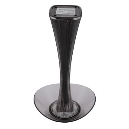 Globo - Lampe de table à intensité variable rechargeable LED/2,5W/3,7V 1200mAh 2700K/4500K/6500K noir