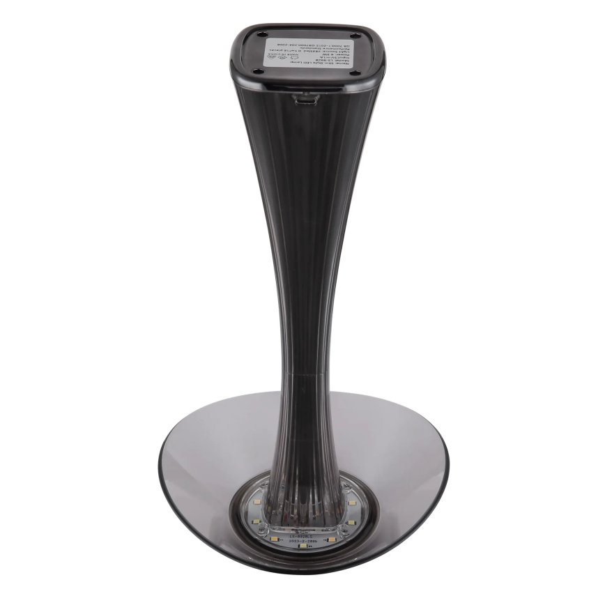 Globo - Lampe de table à intensité variable rechargeable LED/2,5W/3,7V 1200mAh 2700K/4500K/6500K noir