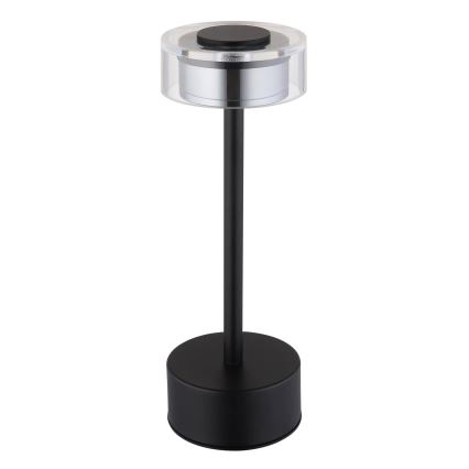 Globo - Lampe de table tactile rechargeable et à intensité variable LED/2,5W/3,7V 2700/4000/6500K 1800mAh noir