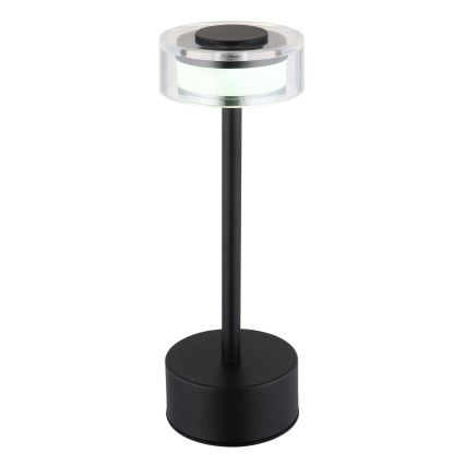 Globo - Lampe de table tactile rechargeable et à intensité variable LED/2,5W/3,7V 2700/4000/6500K 1800mAh noir