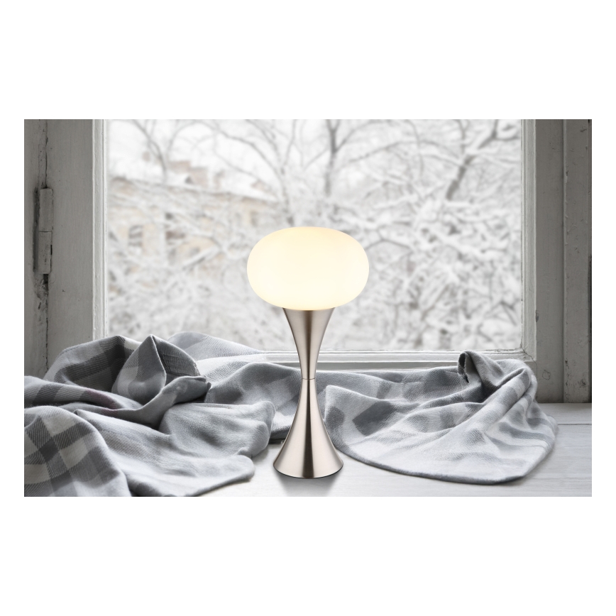 Globo - Lampe de table 1xE14/25W/230V chrome mat
