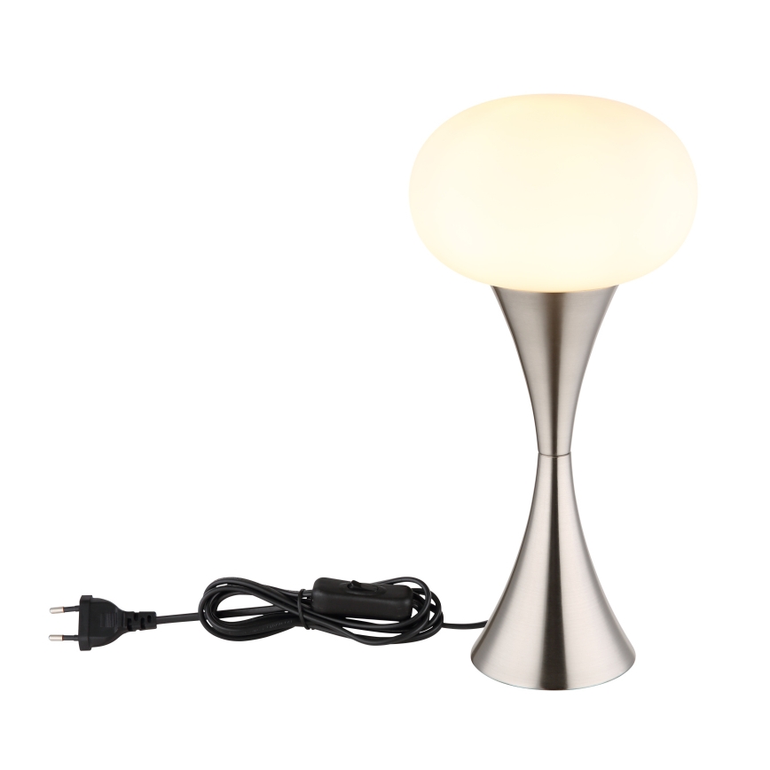 Globo - Lampe de table 1xE14/25W/230V chrome mat