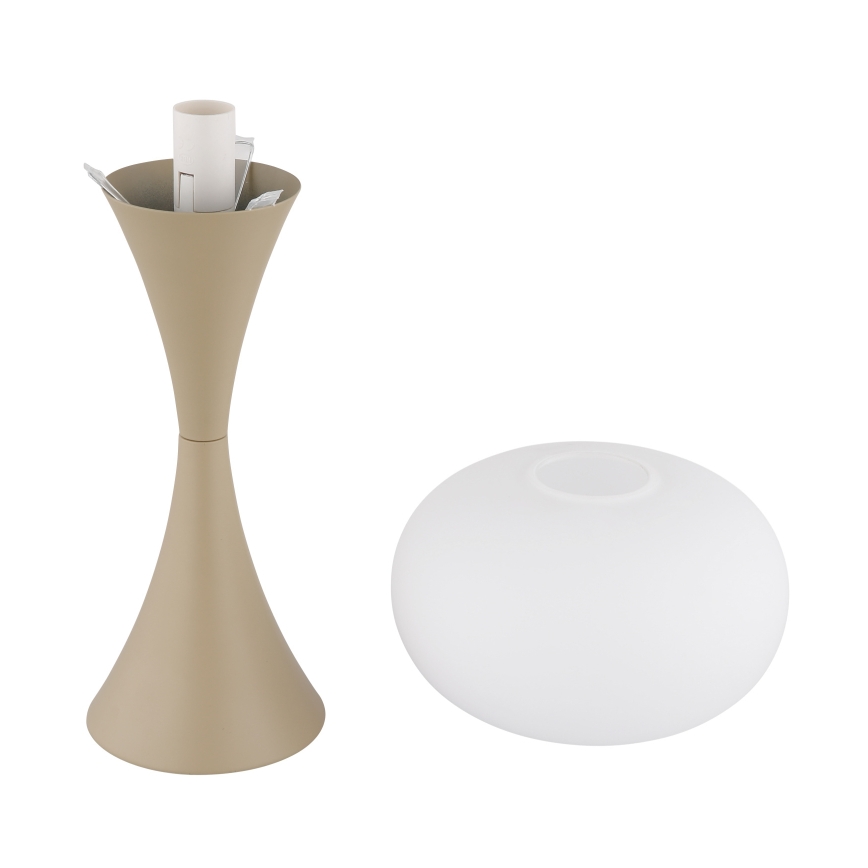 Globo - Lampe de table 1xE14/25W/230V beige
