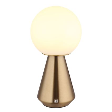 Globo - Lampe tactile d'extérieur à intensité variable LED/1,5W/5V 3000/4500/6500K 1800 mAh IP41 cuivre