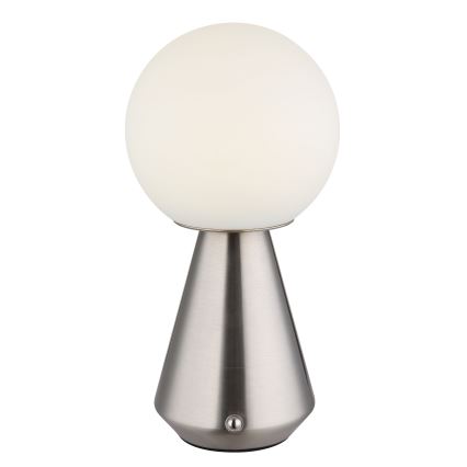Globo - Lampe tactile d'extérieur à intensité variable LED/1,5W/5V 3000/4500/6500K 1800 mAh IP41 chrome mat