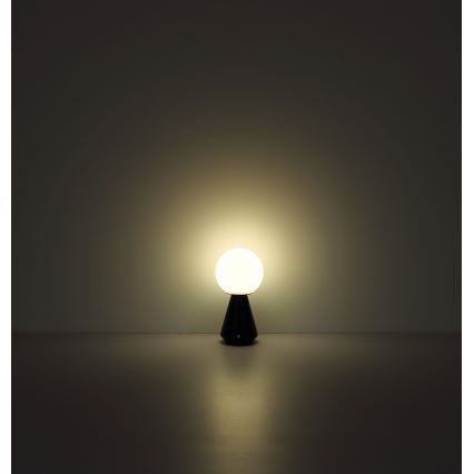 Globo - Lampe de table tactile à intensité variable pour l'extérieur LED/1,5W/5V 3000/4500/6500K 1800 mAh IP41 noir