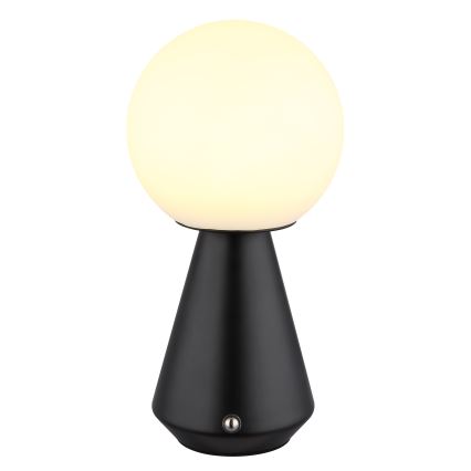 Globo - Lampe de table tactile à intensité variable pour l'extérieur LED/1,5W/5V 3000/4500/6500K 1800 mAh IP41 noir