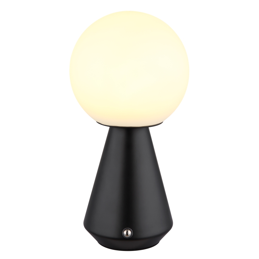 Globo - Lampe de table tactile à intensité variable pour l'extérieur LED/1,5W/5V 3000/4500/6500K 1800 mAh IP41 noir