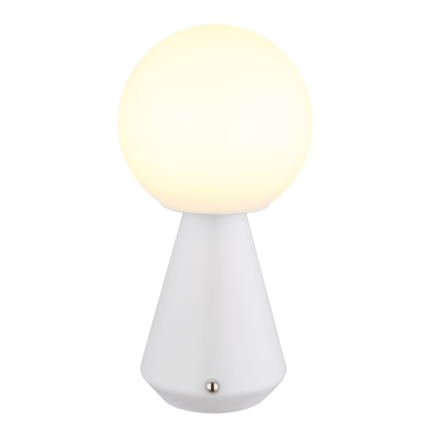 Globo - Lampe de table tactile à intensité variable pour l'extérieur LED/1,5W/5V 3000/4500/6500K 1800 mAh IP41 blanc