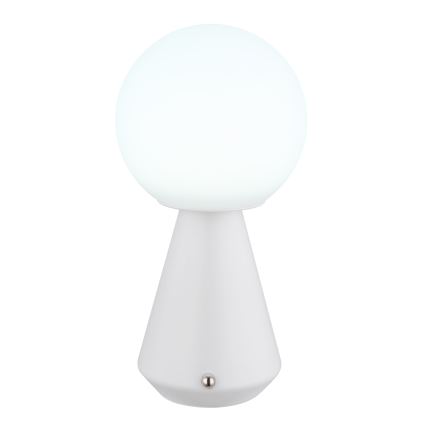 Globo - Lampe de table tactile à intensité variable pour l'extérieur LED/1,5W/5V 3000/4500/6500K 1800 mAh IP41 blanc