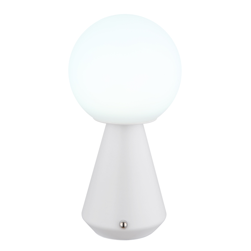 Globo - Lampe de table tactile à intensité variable pour l'extérieur LED/1,5W/5V 3000/4500/6500K 1800 mAh IP41 blanc