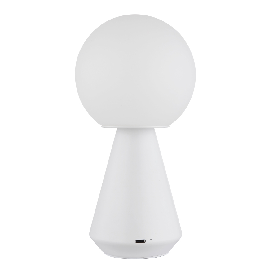 Globo - Lampe de table tactile à intensité variable pour l'extérieur LED/1,5W/5V 3000/4500/6500K 1800 mAh IP41 blanc