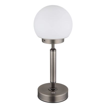 Globo - Lampe de table tactile rechargeable et à intensité variable LED/2,5W/5V 1800mAh 2700/4000/6500K anthracite