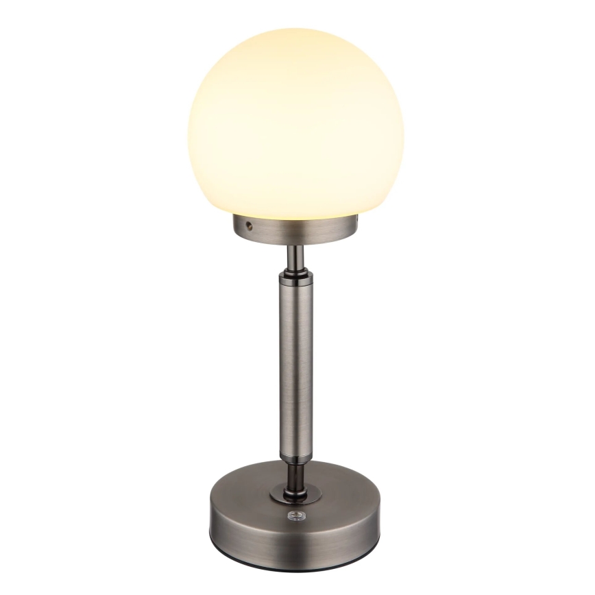 Globo - Lampe de table tactile rechargeable et à intensité variable LED/2,5W/5V 1800mAh 2700/4000/6500K anthracite