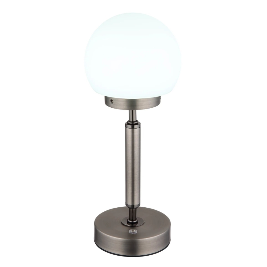 Globo - Lampe de table tactile rechargeable et à intensité variable LED/2,5W/5V 1800mAh 2700/4000/6500K anthracite