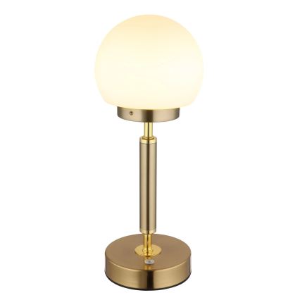 Globo - Lampe de table tactile rechargeable et à intensité variable LED/2,5W/5V 1800mAh 2700/4000/6500K laiton